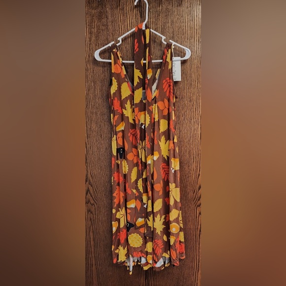 Latched Mama turkey petite nursing romper - Picture 6 of 8